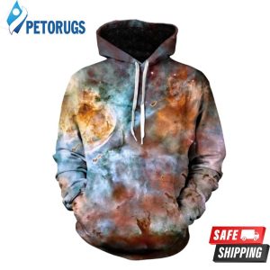 Abstracted Nebula 3D Hoodie