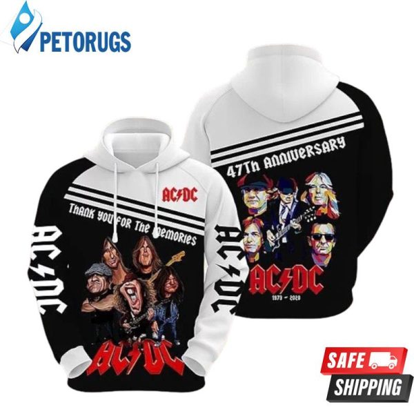 Ac Dc Classic Rock Band 3D Hoodie