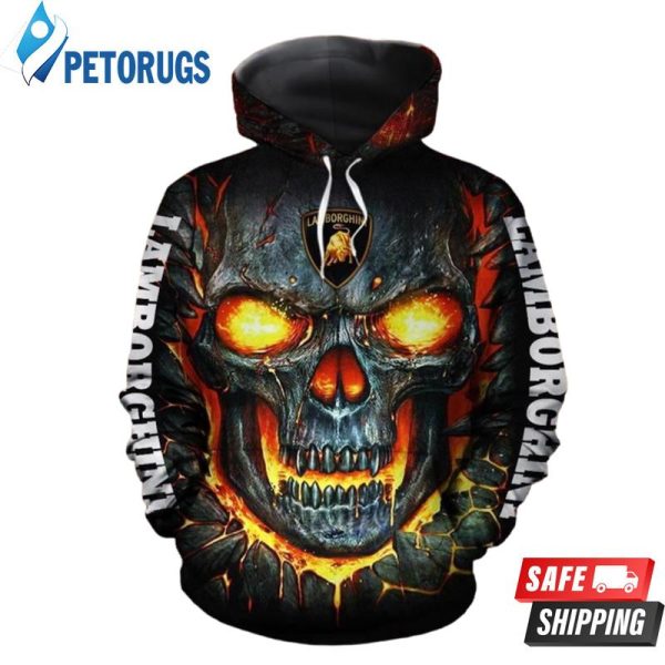 Amazing Skull Lamborghini 3D Hoodie