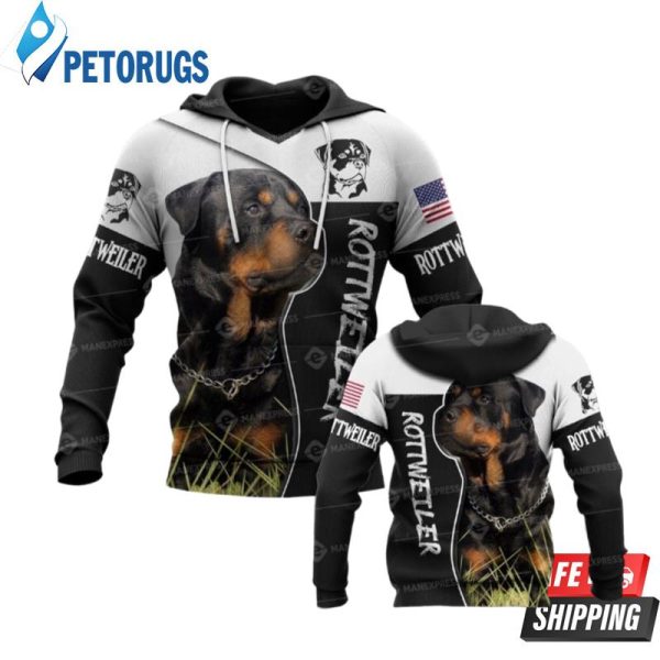 American Rottweiler 3D Hoodie