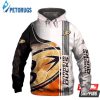 Anaheim Ducks Nhl And Pered Custom Bud Light Graphic 3D Hoodie