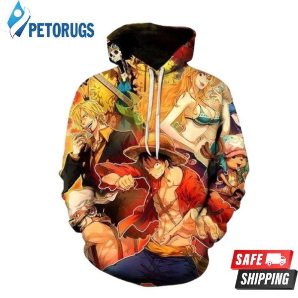 Anime One Piece 1 3D Hoodie