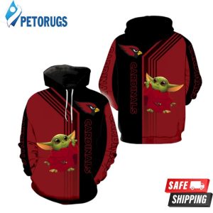 Arizona Cardinals Baby Yoda For Men And Women 3D Hoodie