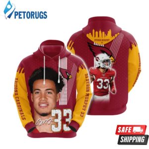 Arizona Cardinals Byron Murphy 3D Hoodie