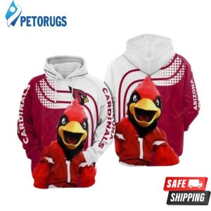 Arizona Cardinals Nfl Football Mascot 3D Hoodie