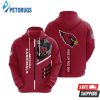 Arizona Cardinals Rise Up Red Sea 3D Hoodie