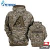 Arizona Diamondbacks Camouflage Veteran 3D Hoodie