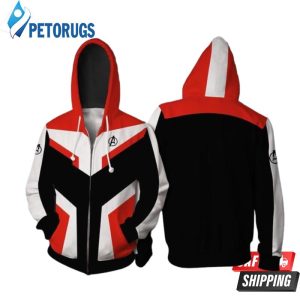 Avengers Endgame Quantum Realm Advanced Tech Cosplay Costumes 3D Hoodie