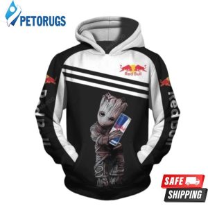 Baby Groot Red Bull 3D Hoodie