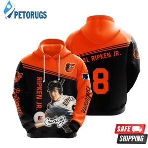 Baltimore Orioles Cal Ripken Jr 8 3D Hoodie