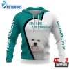 Bichon Frise Pawsitive 3D Hoodie