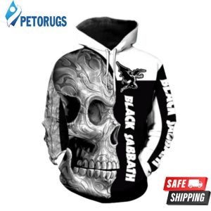 Black Sabbath Rock Band Skull 3D Hoodie