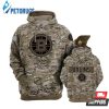 Boston Bruins Camouflage Veteran 3D Hoodie