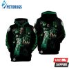 Boston Celtics Nfl Football Skull Death Guns 3D Hoodie