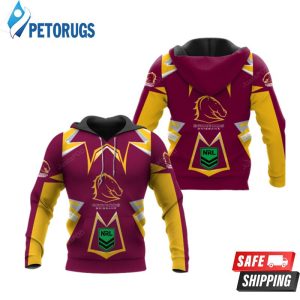 Brisbane Broncos 3D Hoodie