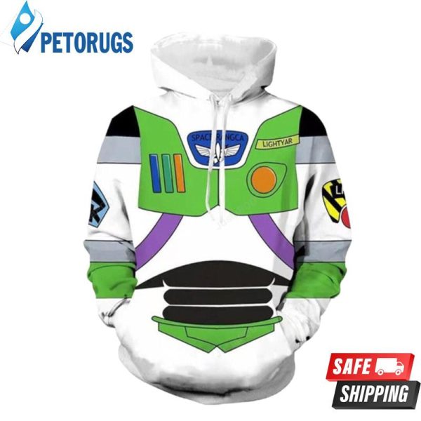 Buzz Lightyear Toy Story 4 3D Hoodie