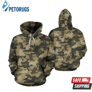 Camo Corgi 3D Hoodie