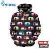 Camper Caravan Pattern 1 3D Hoodie