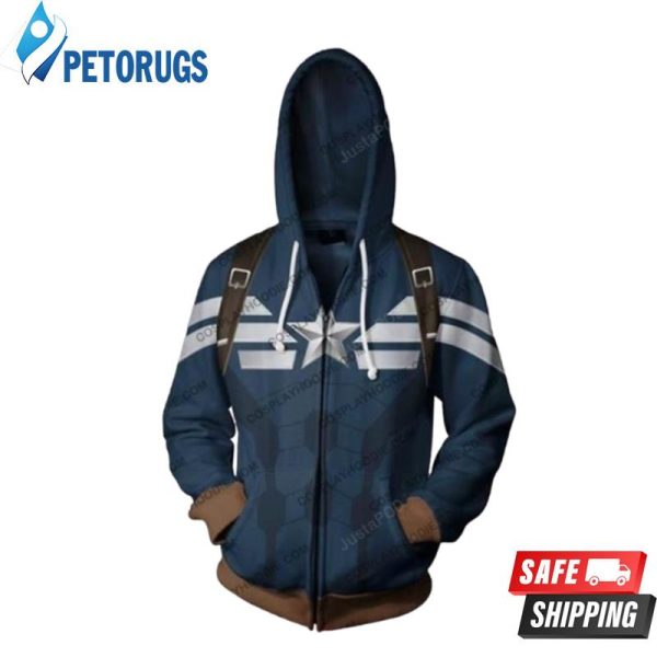 Captain America Classic 3D Hoodie