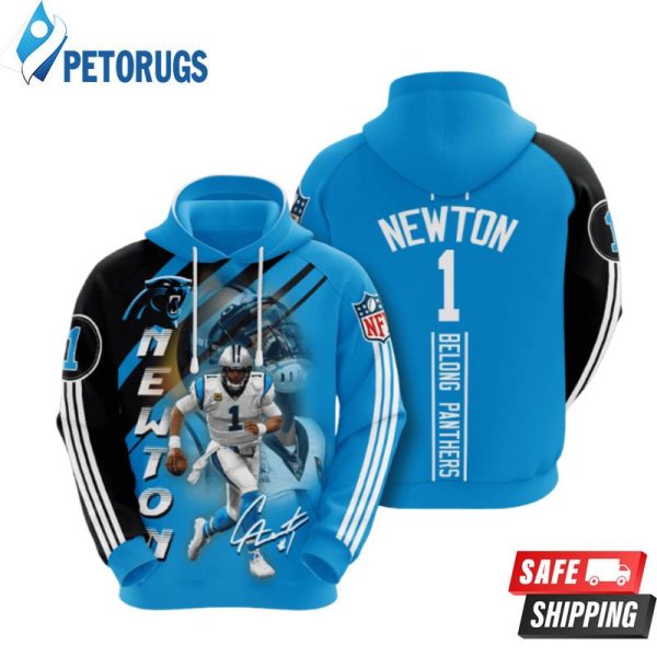 Carolina Panthers Cam Newton 1 3D Hoodie