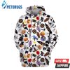 Cartoon Scary Characters And Elements 3D Hoodie