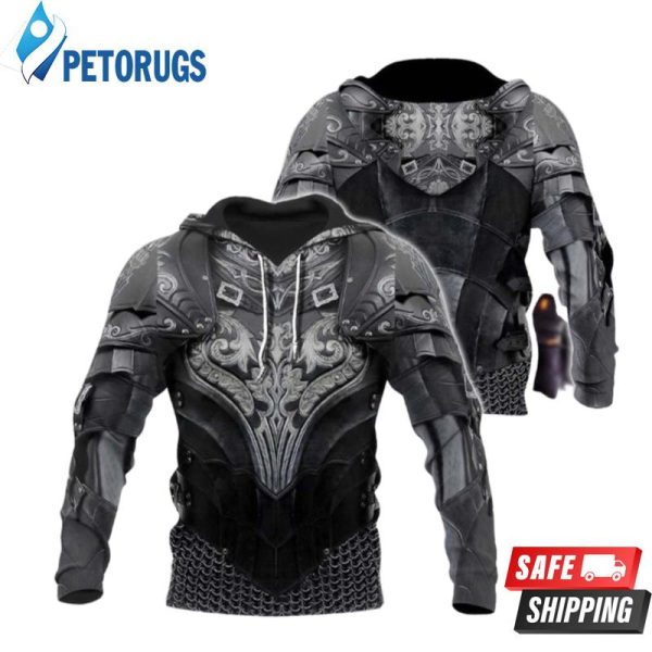 Chainmail Knight Armor 3D Hoodie