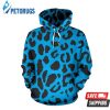 Cheetah Blue Pattern 3D Hoodie