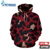 Cheetah Red Pattern 3D Hoodie