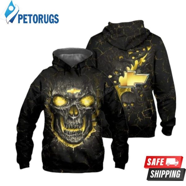 Chevrolet Lava Skull Men And Women And Chevrolet Lava Skull Chevrolet 3D Hoodie