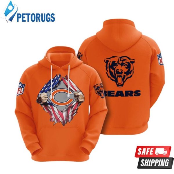 Chicago Bears 2 3D Hoodie