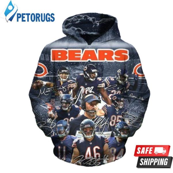 Chicago Bears Chicago Bears Nfl Chicago Bears Apparel 3D Hoodie