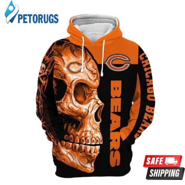 Chicago Bears Nfl Tribal Skull Men And Women Chicago Bears Chicago Bears 3D Hoodie