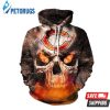 Chicago Bears Orange 3D Hoodie