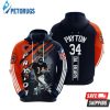 Chicago Bears Walter Payton 1 3D Hoodie