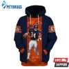 Chicago Bears Walter Payton Ncaa Football Brown Chicago Bears Walter Payton Chicago Bears Walter Payton 3D Hoodie