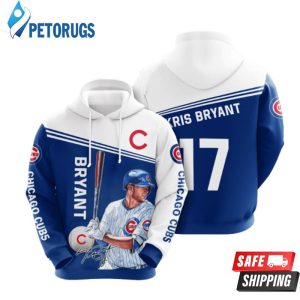 Chicago Cubs Kris Bryant 17 3D Hoodie