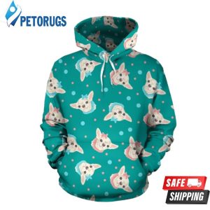 Chihuahua Polka Dot Pattern 3D Hoodie