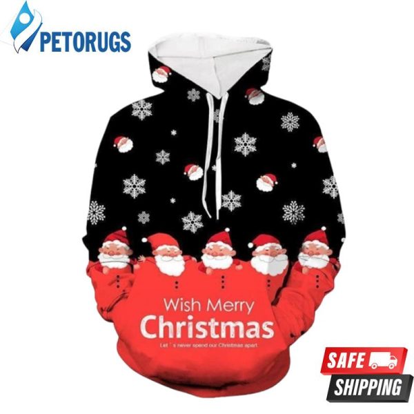 Christmas Santa Claus 3D Hoodie