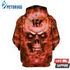 Cincinnati Bengals Nfl Football Skull 21202 3D Hoodie