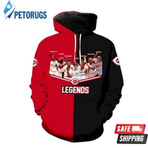 Cincinnati Reds Legends Cincinnati Reds Mlb Cincinnati Reds Apparel 19889 3D Hoodie