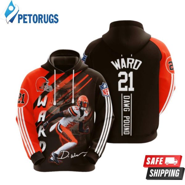 Cleveland Browns Denzel Ward 3D Hoodie