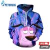 Courage The Cowardly Dog And Pered Custom Courage The Cowardly Dog Graphic 3D Hoodie