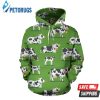 Cow Happy Pattern 3D Hoodie