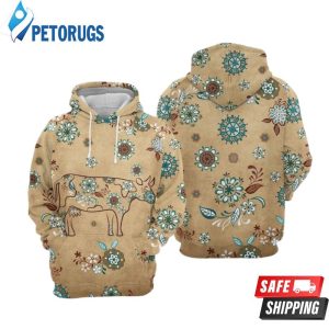 Cow Pattern Cow Cow 3D Hoodie