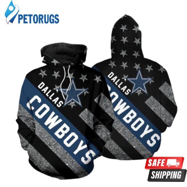 Dallas Cowboys 3 3D Hoodie