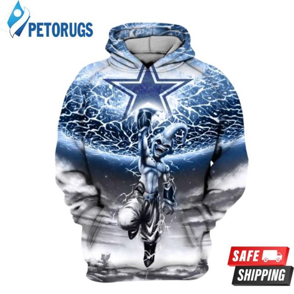 Dallas Cowboys Kid Buu Dragon Ball Z Dbz 3D Hoodie