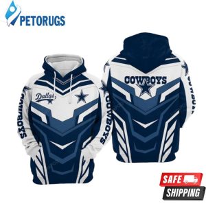 Dallas Cowboys Nfl Football Blue Dallas Cowboys 2 3D Hoodie