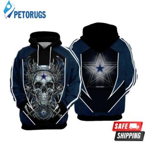 Dallas Cowboys Nfl Football Skull Death Dallas Cowboys 3D Hoodie