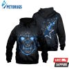 Dallas Cowboys Nfl Hello Darkness My Old Friend Skull Dallas Cowboys Nfl Dallas Cowboys Nfl 3D Hoodie