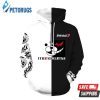 Danganronpa Trigger Happy Havoc Monokuma 2 3D Hoodie